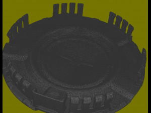 Wheel Center Cap for Chevrolet 3D Print Model 3D Print Model