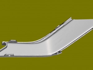 VOLVO XC90 MK2 Front Right Bumper Louvre 31383959 Model do druku 3D