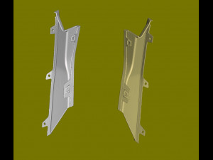 VOLVO XC90 MK2 Front Right Bumper Louvre 31383959 Model do druku 3D