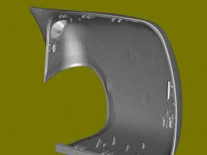 Tuning rear view mirror cover protection for x5 e53 Model do druku 3D