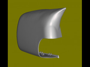 Tuning rear view mirror cover protection for x5 e53 Model do druku 3D