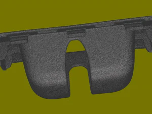 Trunk lock pad Toyota Corolla E210 6474902080 3D Print Model