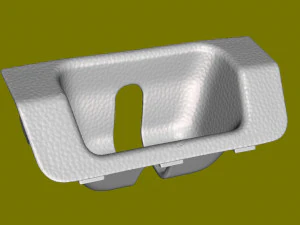 Trunk lock pad Toyota Corolla E210 6474902080 3D Print Model