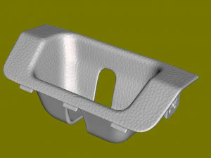 Trunk lock pad Toyota Corolla E210 6474902080 3D Print Model