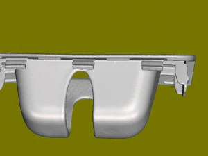 Trunk lock pad Toyota Corolla E210 6474902080 3D Print Model