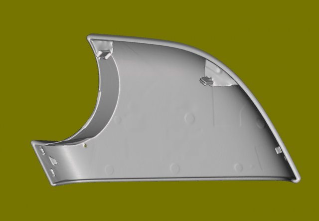 Trim for rearview mirror Tesla modelo 3 2021 OEM 22873005 RH 3D 프린트 모델 .c4d .max .obj .3ds .fbx .stl .blend 