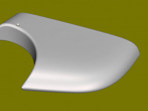 Trim for rearview mirror Tesla modelo 3 2021 OEM 22873005 RH 3D 프린트 모델