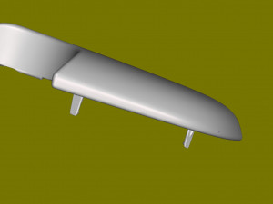 Trim for rearview mirror Tesla modelo 3 2021 OEM 22873005 RH 3D 프린트 모델