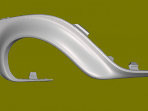 Rear Bumper Right Tailpipe Bezel 2018 Volvo S60 31383091 2011-2016 2017 3D 打印模型