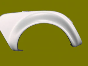 Rear Bumper Right Tailpipe Bezel 2018 Volvo S60 31383091 2011-2016 2017 3D Print Model