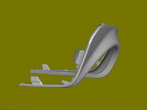 Rear Bumper Right Tailpipe Bezel 2018 Volvo S60 31383091 2011-2016 2017 3D Print Model