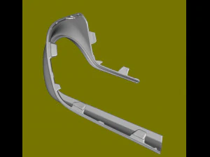 Rear Bumper Right Tailpipe Bezel 2018 Volvo S60 31383091 2011-2016 2017 3D Print Model