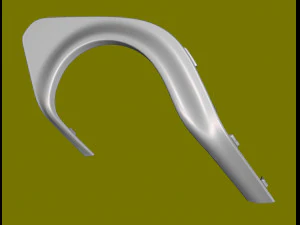 Rear Bumper Right Tailpipe Bezel 2018 Volvo S60 31383091 2011-2016 2017 3D Print Model