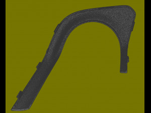 Rear Bumper Right Tailpipe Bezel 2018 Volvo S60 31383091 2011-2016 2017 3Dプリントモデル