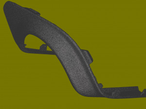 Rear Bumper Right Tailpipe Bezel 2018 Volvo S60 31383091 2011-2016 2017 3Dプリントモデル