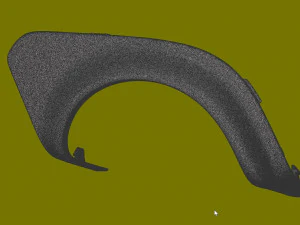 Rear Bumper Right Tailpipe Bezel 2018 Volvo S60 31383091 2011-2016 2017 3D Print Model