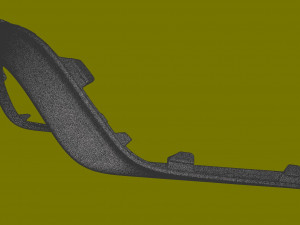 Rear Bumper Right Tailpipe Bezel 2018 Volvo S60 31383091 2011-2016 2017 3Dプリントモデル