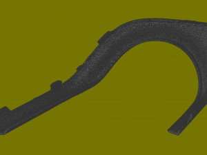 Rear Bumper Right Tailpipe Bezel 2018 Volvo S60 31383091 2011-2016 2017 3Dプリントモデル