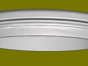 Plug for oval pipe 7536 mm Model do druku 3D