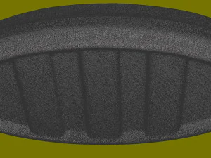 Plug for oval pipe 7536 mm 3D Print Model