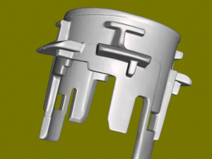 Parktronic housing 286978111R Modelo de Impressão 3D