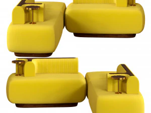 ソファ ローレン 3Dモデル