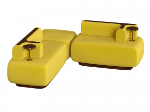SOFA LAUREN 3D Model