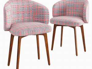 BEA Upholstered chair 3D 모델