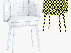 BEA Upholstered chair 3D Model
