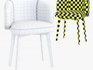 BEA Upholstered chair 3D Model