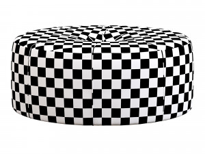 Ferris Oval Ottoman Model 3D