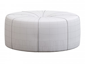 Ferris Oval Ottoman Model 3D