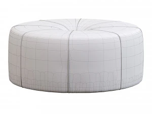 Ferris Oval Ottoman 3D Model