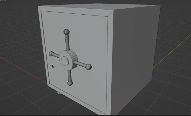 Safe 3D Model .c4d .max .obj .3ds .fbx .stl .blend 