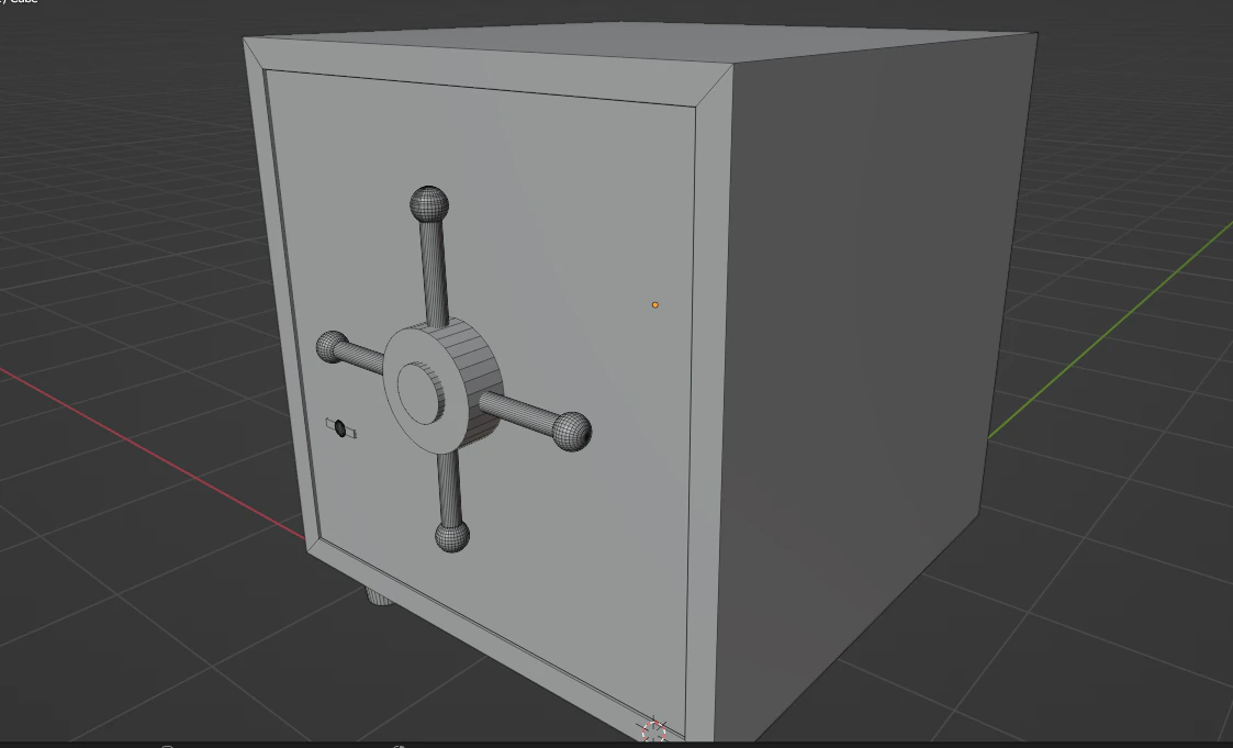 Safe 3D Model .c4d .max .obj .3ds .fbx .stl .blend 