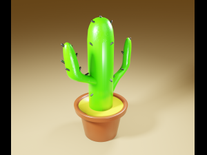 Cactus 3D Model