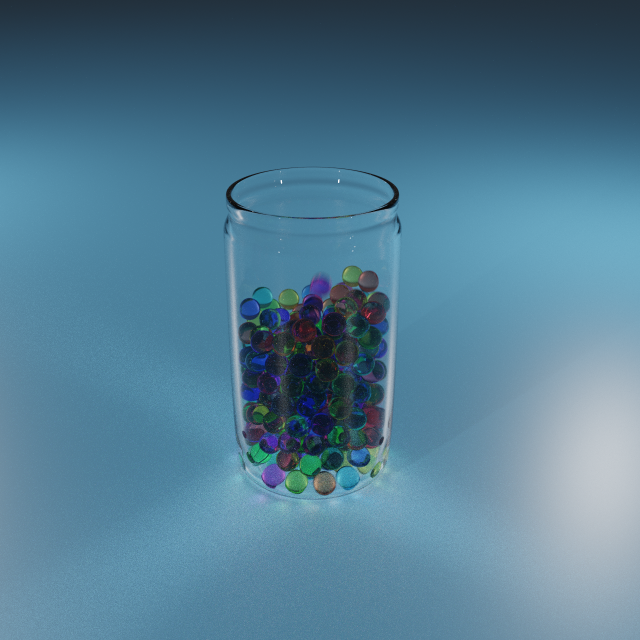 Bounce in Glass 3D Модель .c4d .max .obj .3ds .fbx .stl .blend