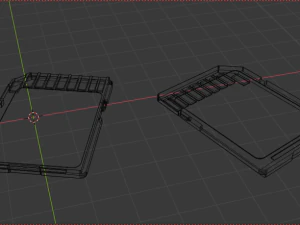 SD Card 3D Model