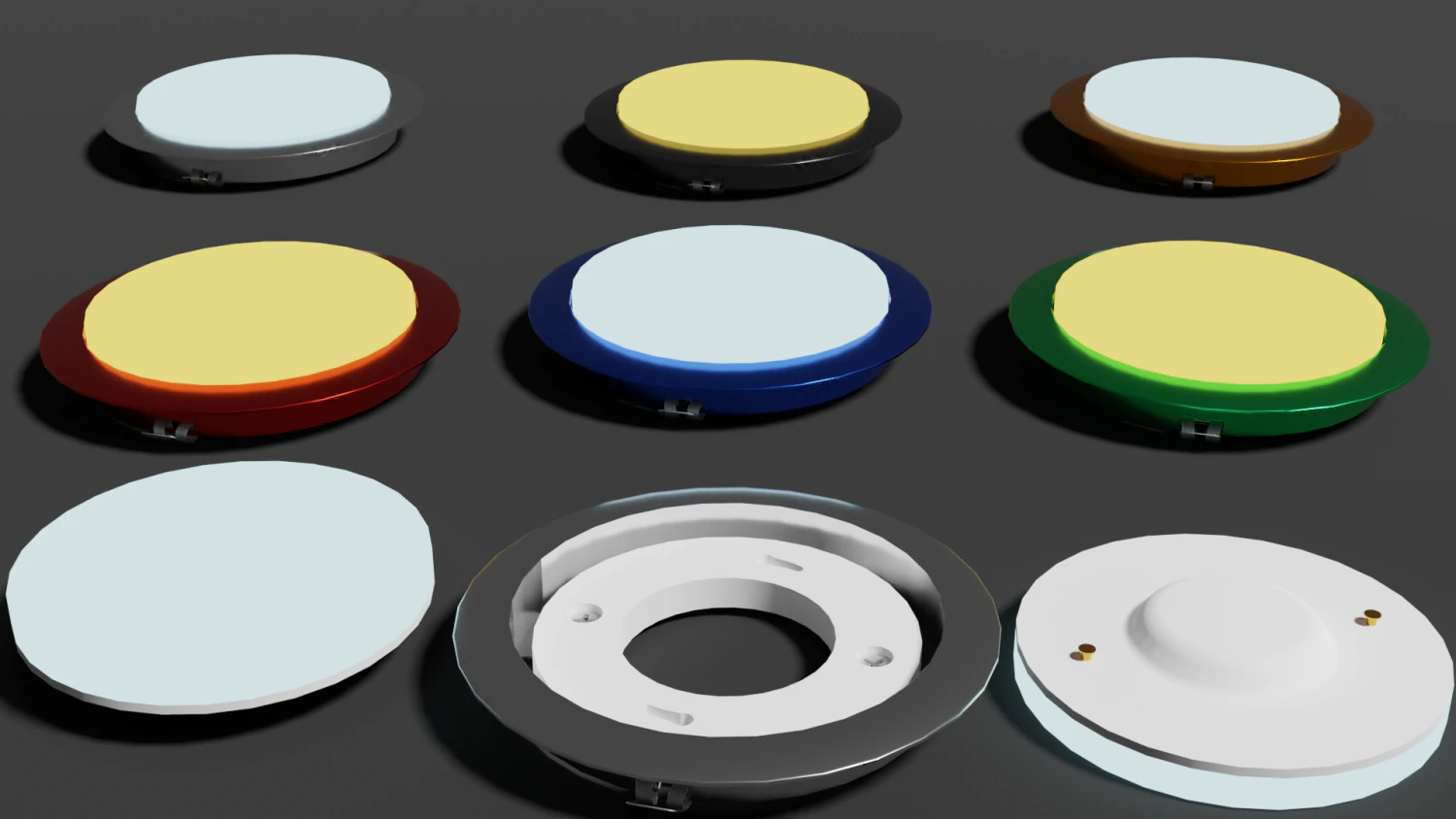 Ceiling lighting 3D Model .c4d .max .obj .3ds .fbx .stl .blend 