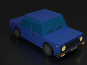 Simple car Modelo 3D