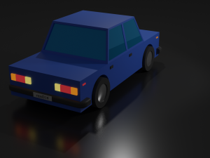 Simple car 3D Model
