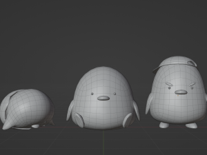 Chick Trio Modelo 3D