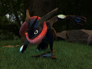 Greninja from Pokemon Detective Pikachu 3D Модель
