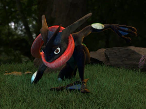 Greninja del Pokemon Detective Pikachu Modello 3D