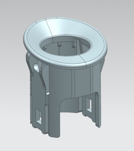 Parking Sensor Bracket for Nissan X-Trail Modelo 3D .c4d .max .obj .3ds .fbx .stl .blend 