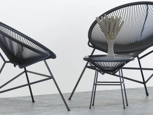 S&eacute;rie de cadeiras ao ar livre Modelo 3D