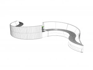 Halka a&ccedil;ık yılan 3D Model