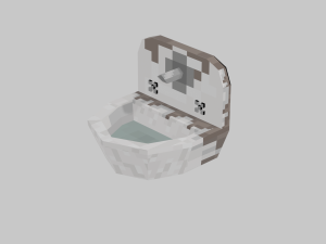 Pack of props of a jail in low poly Modelo 3D
