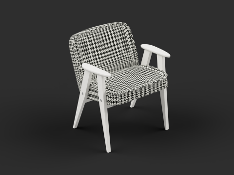 Armchair - Chierowski model 366 3D Model