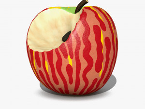 Childrens seat - Mela Morsicata Modelo 3D
